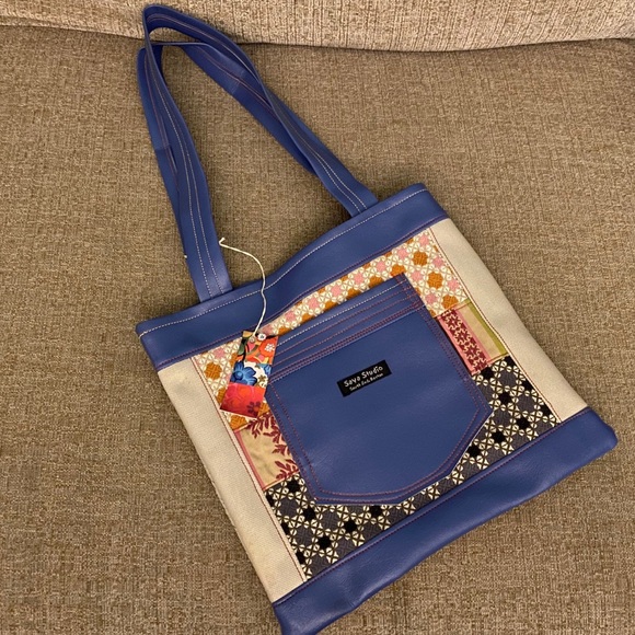 Hand Stitched Unique Saya Studio Creation handbag - Picture 1 of 6